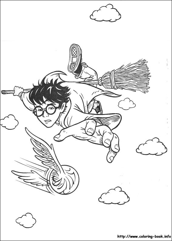 Harry Potter coloring picture
